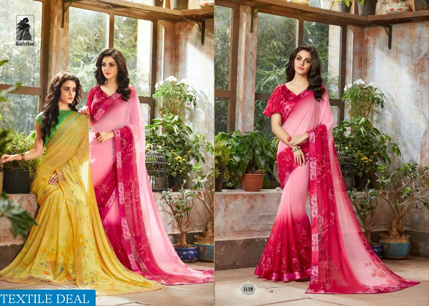 Sahiba lotus vol-8 Wholesale Fancy Fabrics Saree